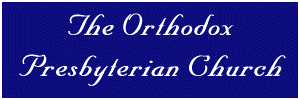 Orthodox Presbyterian Church blue logo